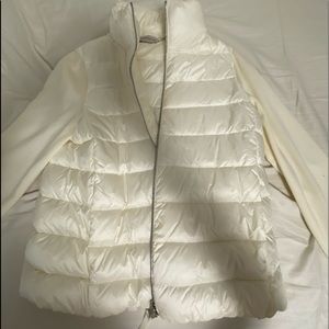 Moncler white vest jacket